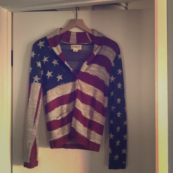 Denim Supply American Flag Cardigan 